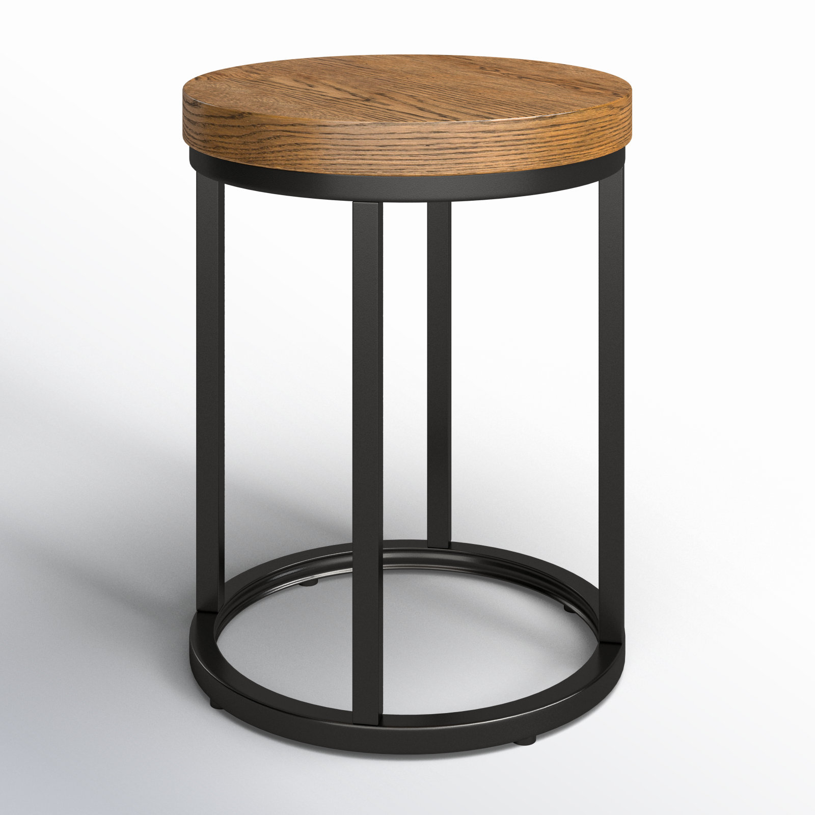 Birch Lane™ Brayton 18" Round Wood End Table Light Brown | Wayfair